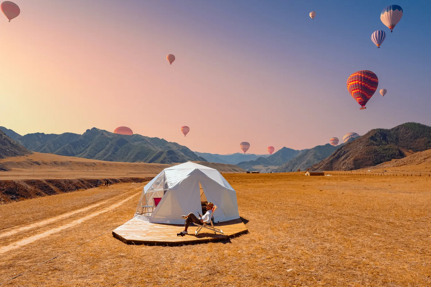 Co znaczy glamping?