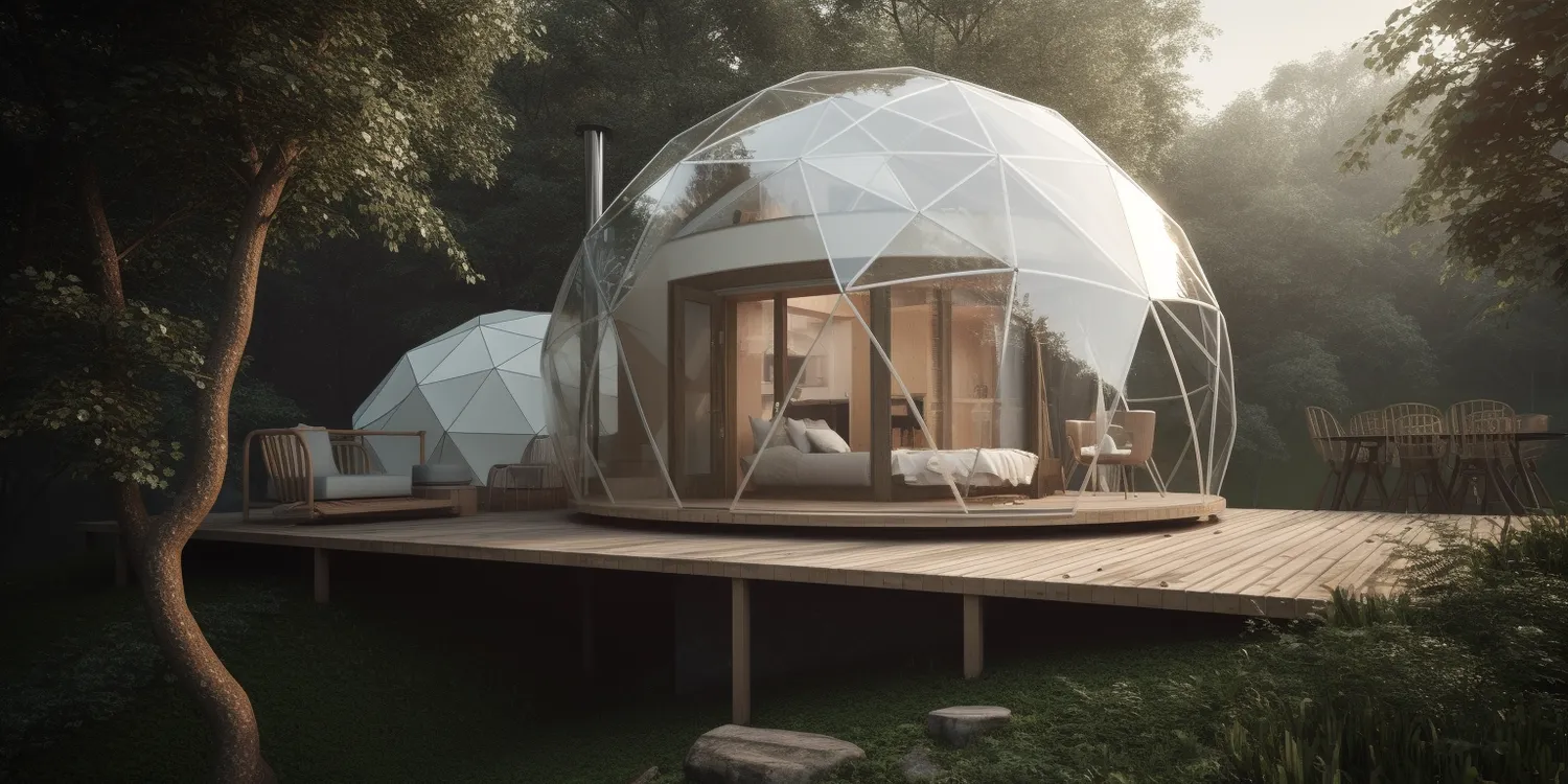 Namiot sferyczny glamping 