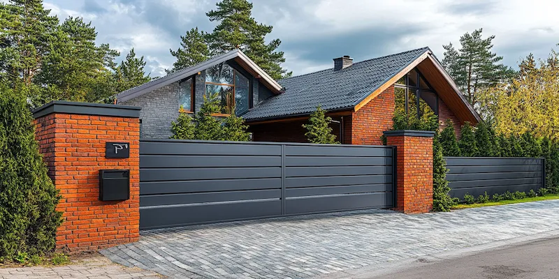 stalowe ogrodzenie z Polski