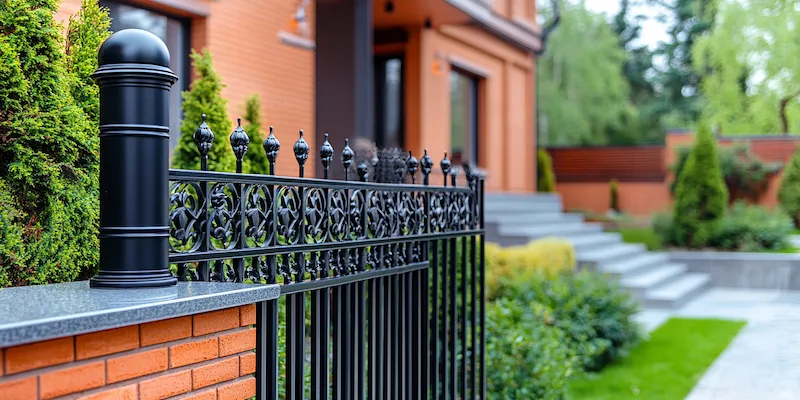 Polnische Metallzaune