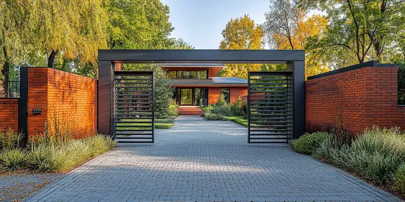 Schmuckzaun aus Polen