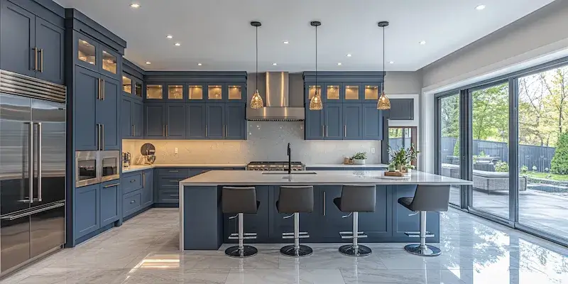 Czerwone meble kuchenne jakie ściany?