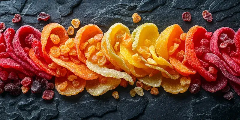 Ile cukru maja suszone owoce?