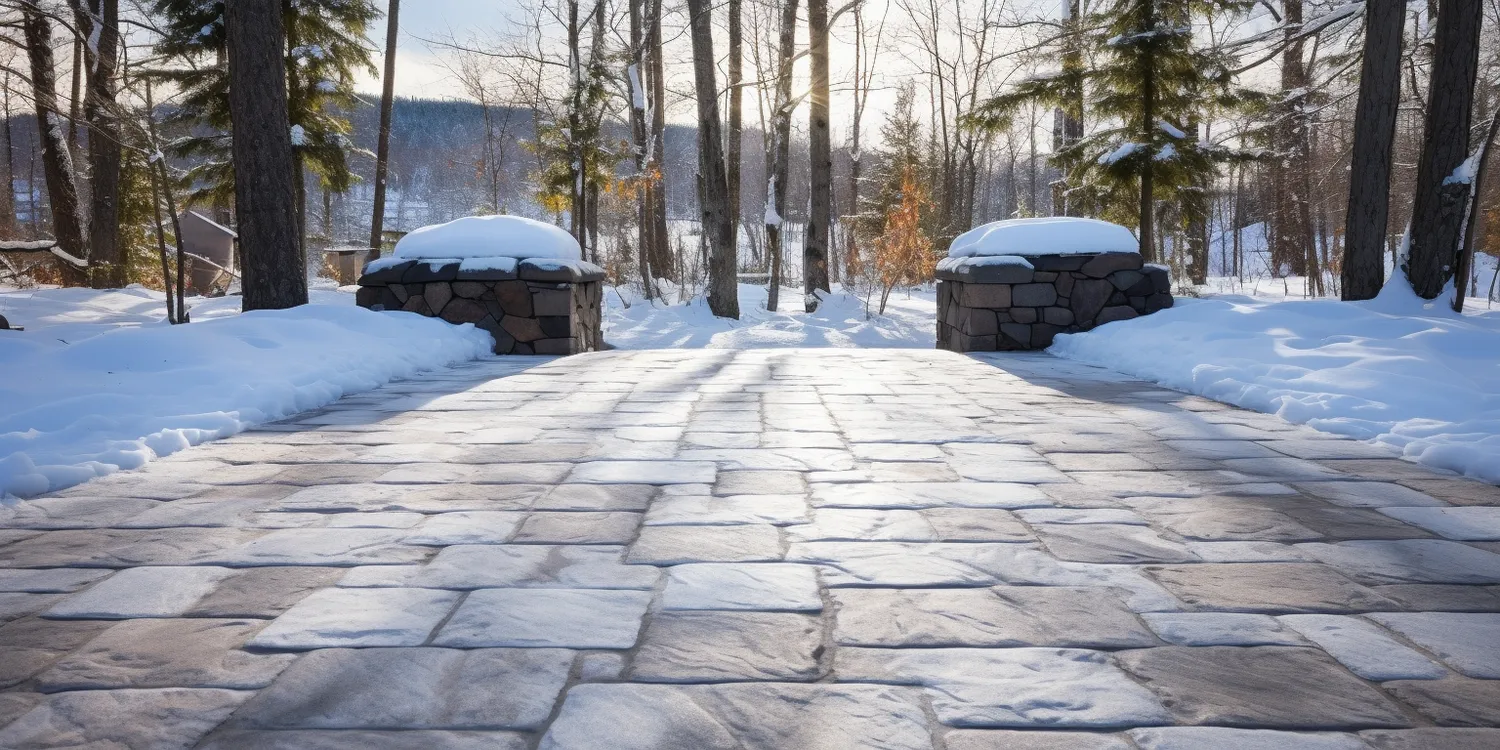 Jak dbać o kostkę brukową zimą?