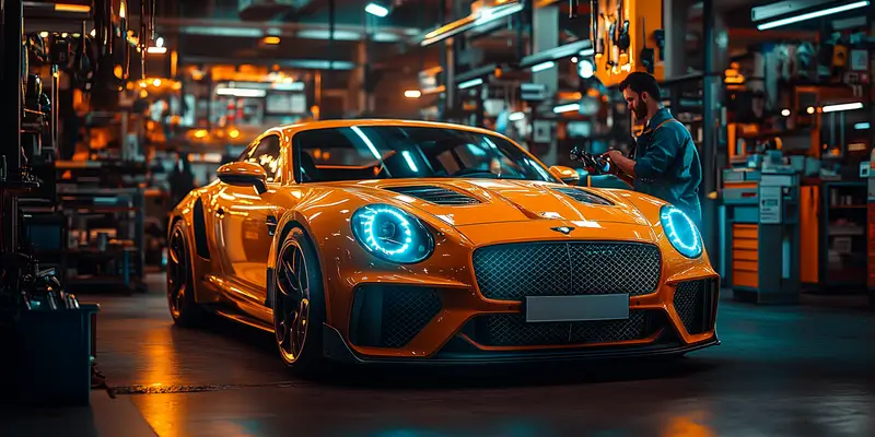 Jak jest po angielsku warsztat samochodowy?