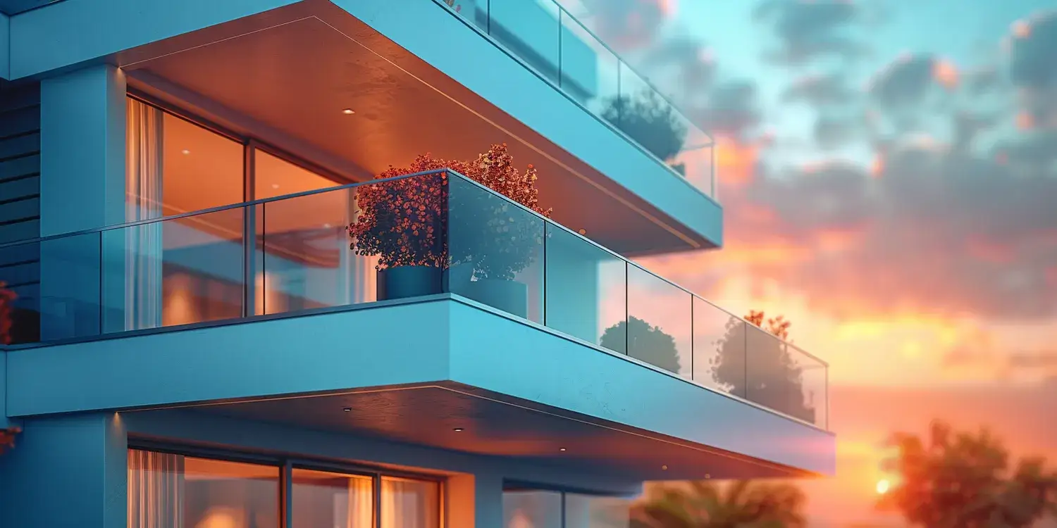 Balustrady szklane w stylach loftowym, skandynawskim i glamour