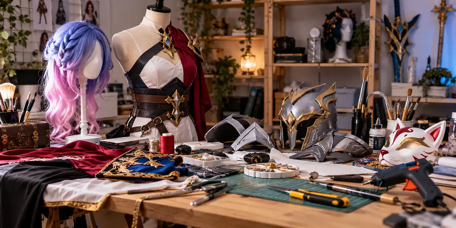 Pracownia cosplay z fantastycznymi rekwizytami